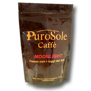 Confezione con 250 gr. di caffè MOONLIGHT 100% arabica senza caffeina macinato  per Espresso 